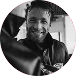 Picture of the big wave surfer Axi Muniain taken from his instagram profile