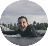 Picture of the big wave surfer Maya Gabeira taken from his instagram profile