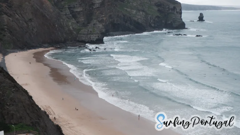 South point of the bay of Arrifana, in Portugal