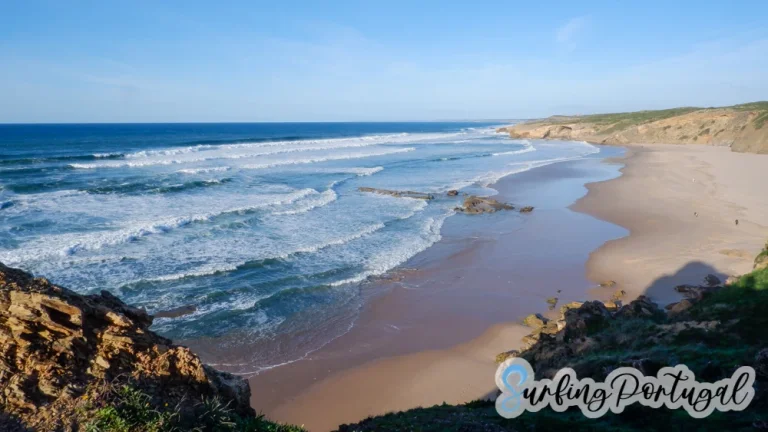 Beach of Monte Clérigo from the cliff