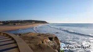 Detail of the waves at Areia Branca