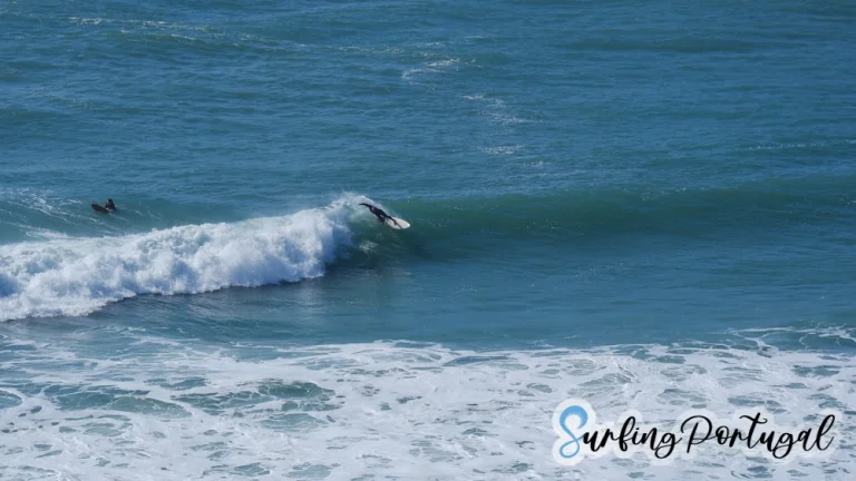 Surfer at Praia dos Pescadores
