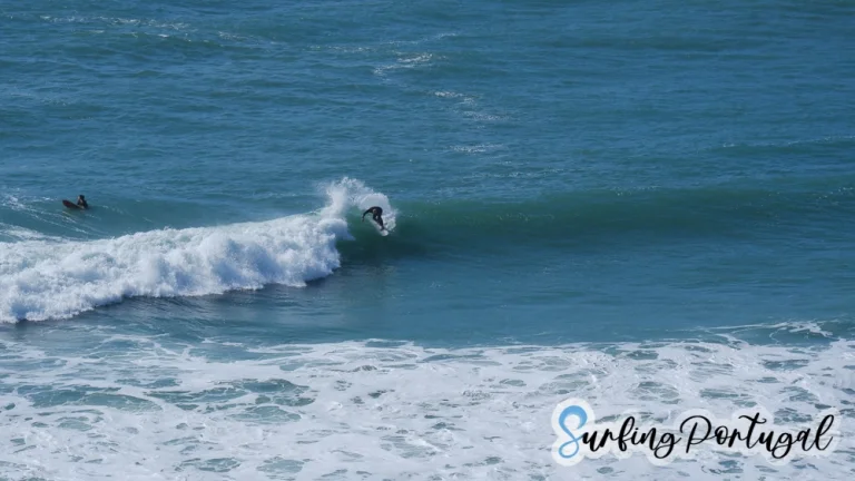 Surfer at Praia dos Pescadores